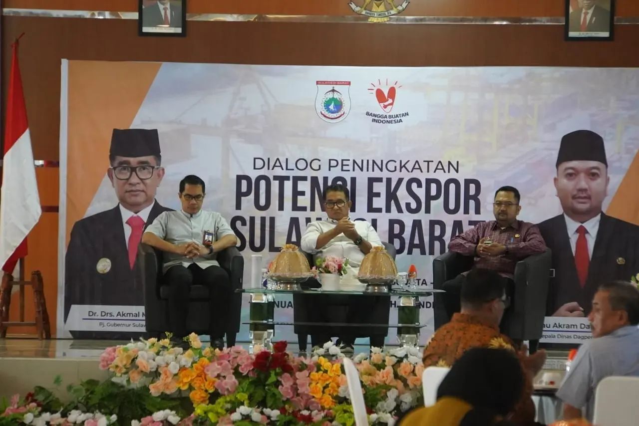 Kolaborasi Optimalkan Pelaku UMKM Untuk Peningkatan Ekspor di Sulbar